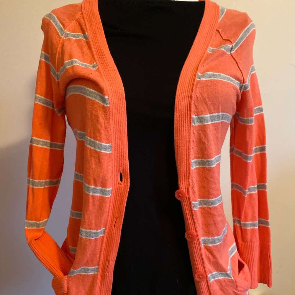 Striped cardigan